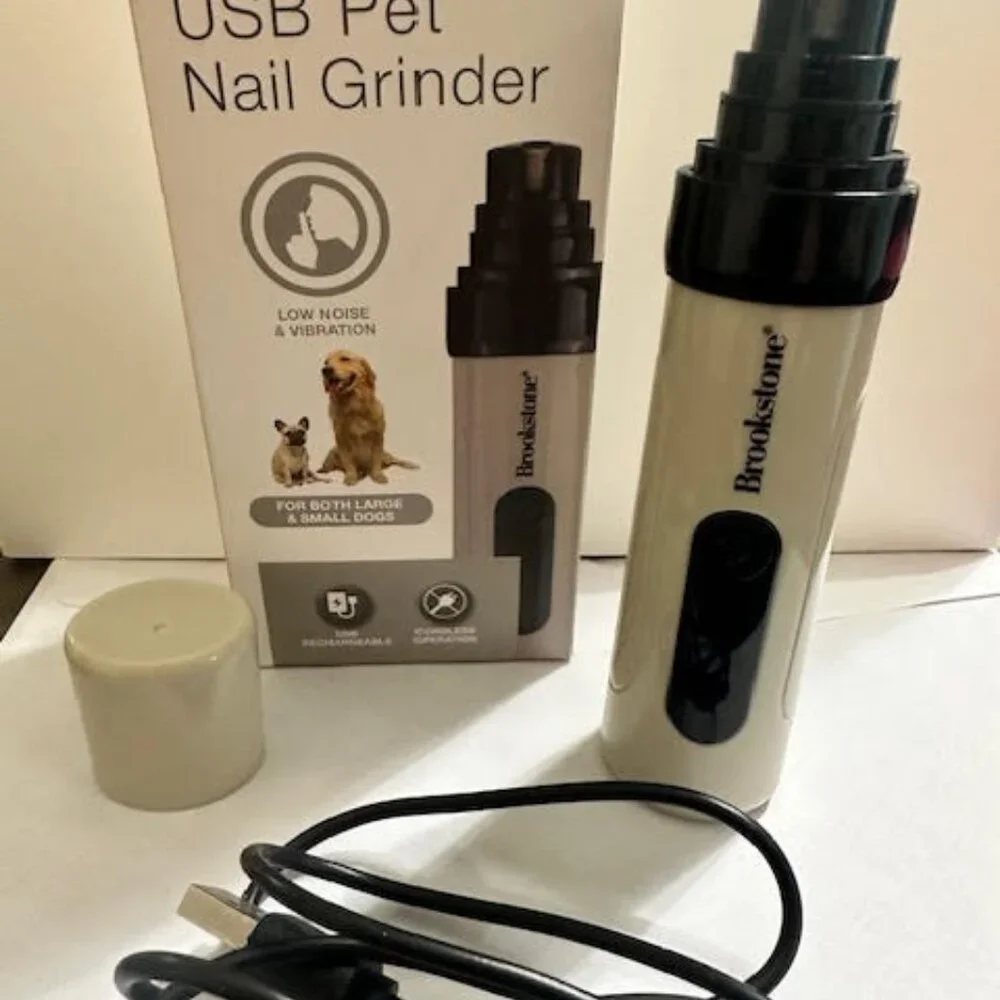 Brookstone Pet Nail Grinder New in box
